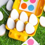Paint your own sugar cookie eggs